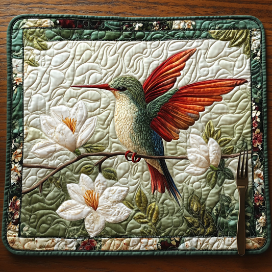 Dancing Feathers Quilted Place Mat NCU0DV5674