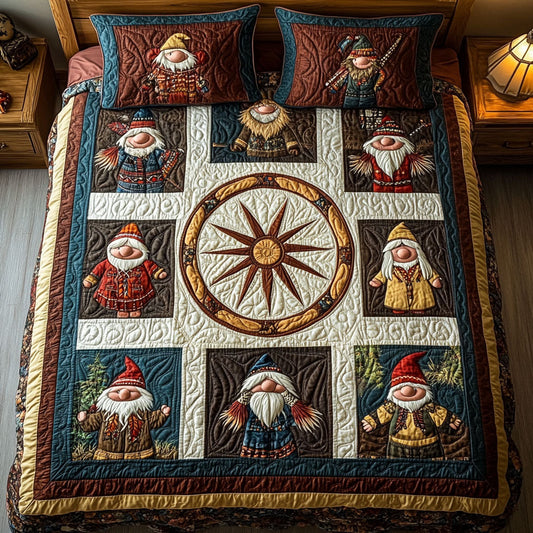 Dancing Shadows 3-Piece Quilted Bedding Set NCU0PT2851