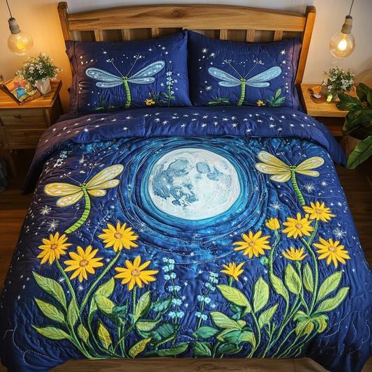 Dancing Skies 3-Piece Quilted Bedding Set NCU0VH3942
