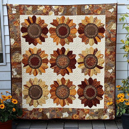 Dancing Sunlight Quilted Blanket NCU0NT6862