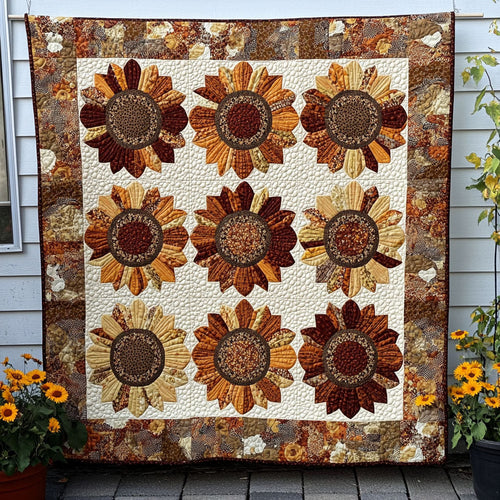 Dancing Sunlight Quilted Blanket NCU0NT6862