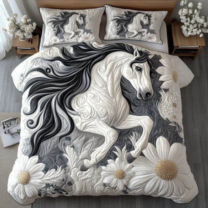 Dandelion Dash 3-Piece Quilted Bedding Set NCU0VH5817