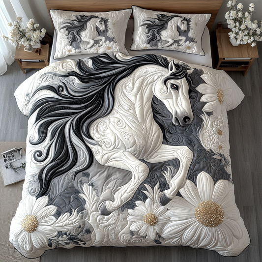 Dandelion Dash 3-Piece Quilted Bedding Set NCU0VH5817