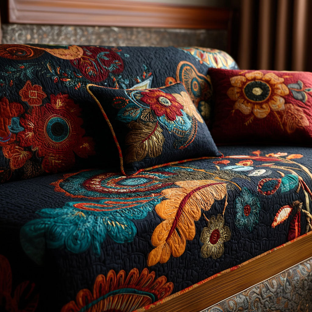 Dandelion Sky Quilted Sofa Cover NCU0PT10053