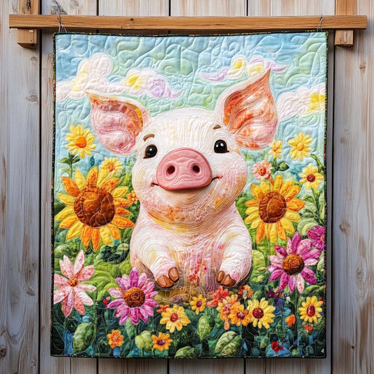 Dapper Piglet Quilted Blanket NCU0NT764