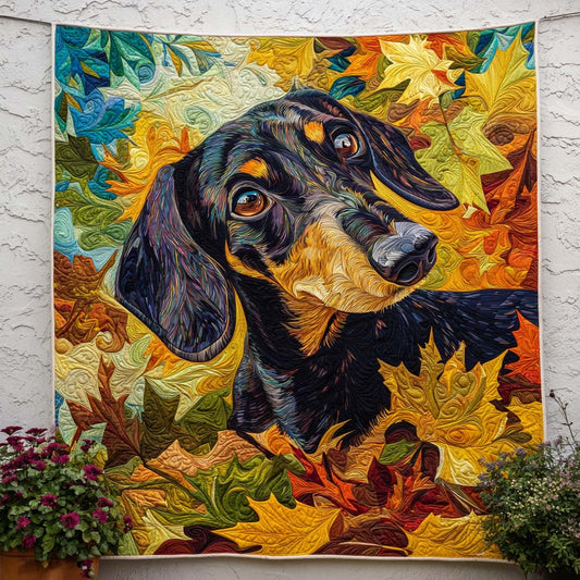 Dapple in Leaves Quilted Blanket NCU0NT9067