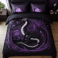Dark Eclipse 3-Piece Quilted Bedding Set NCU0NT7896