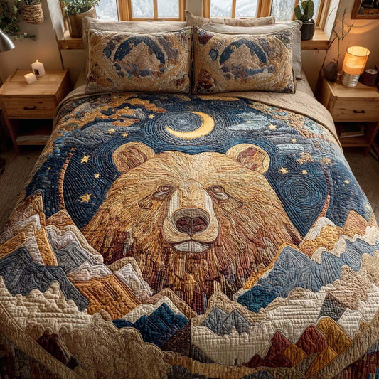Dark Fang 3-Piece Quilted Bedding Set NCU0TD214