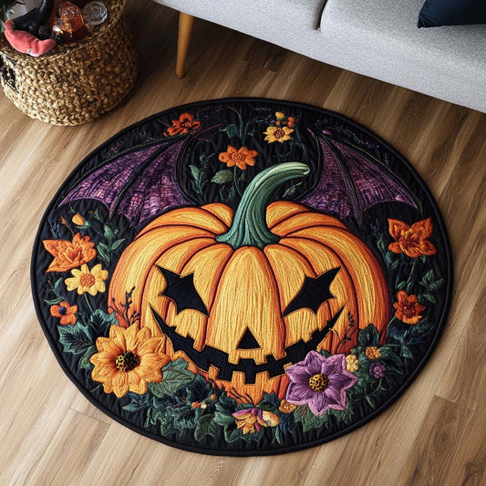 Dark Harvest Quilted Round Mat NCU0NT9470
