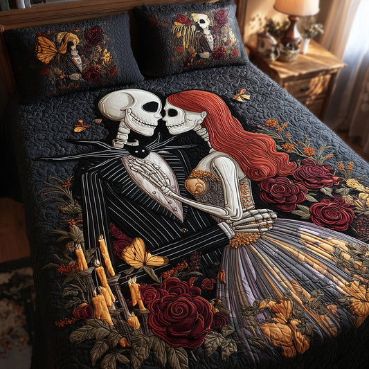 Dark Lovers Quilted Bedding Set NCU0TH3226