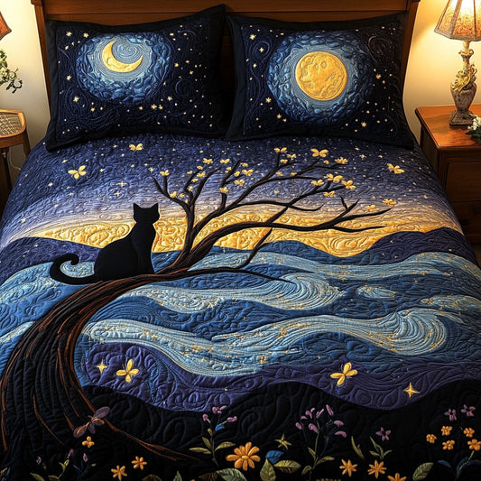 Dark Sky Dreamer 3-Piece Quilted Bedding Set NCU0PT7102