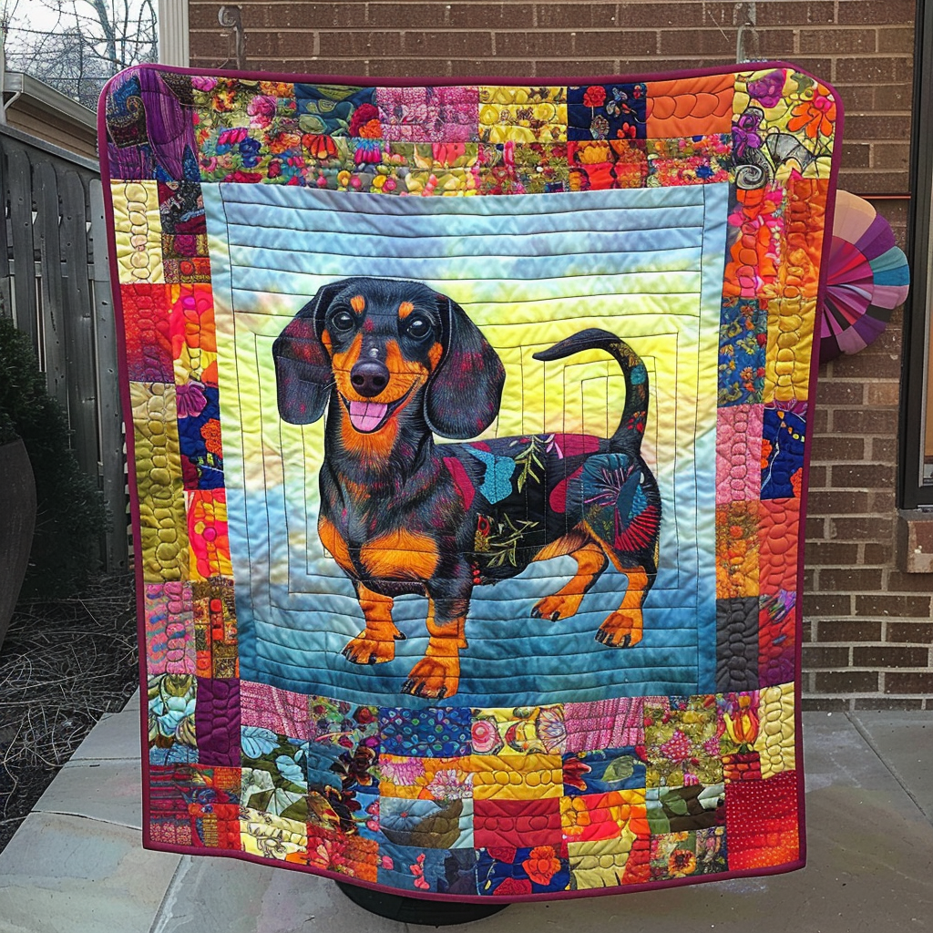 Dashie Patchwork Quilted Blanket NCU0TH236