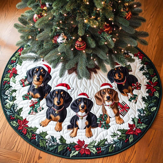 Dashie Dream Christmas Quilted Tree Skirt NCU0NT1813
