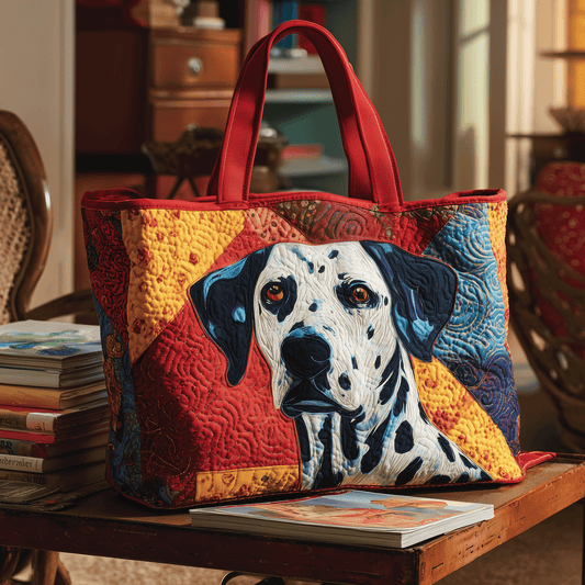 Dashing Dalmatian Quilted Tote Bag NCU0TH2789
