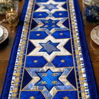 David Emblem Quilted Table Runner NCU0NT12009