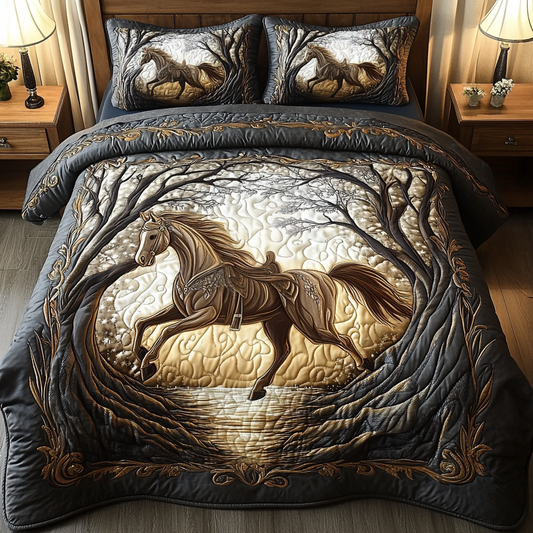 Dawn Charge 3-Piece Quilted Bedding Set NCU0VH1447