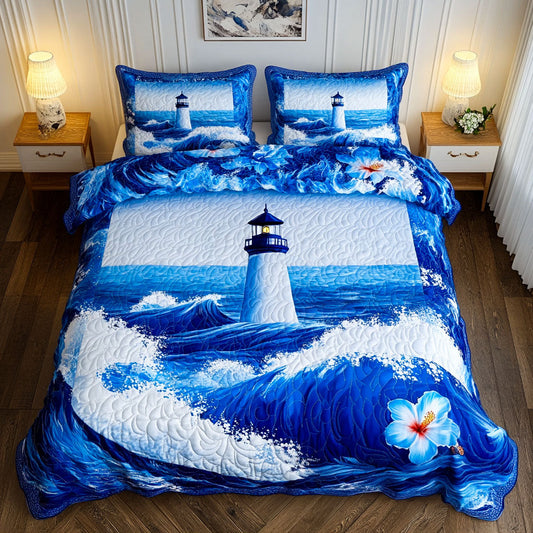 Dawn Sentinel 3-Piece Quilted Bedding Set NCU0NT7239