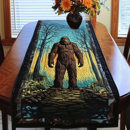 Dawn of the Sasquatch Quilted Table Runner NCU0NT4720