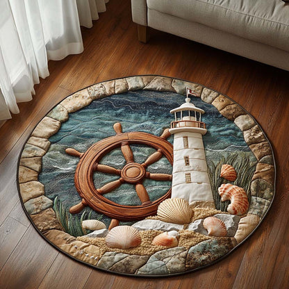 Dawnwatch Tower Quilted Round Mat NCU0NT7453