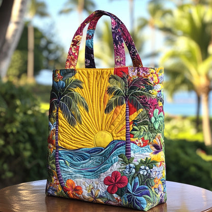 Daylight Drift Quilted Tote Bag NCU0DV7174