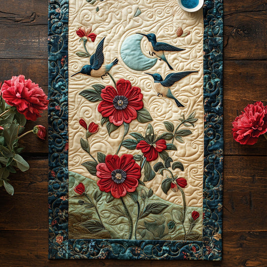 Dazzling Flight Quilted Table Runner NCU0PT6728