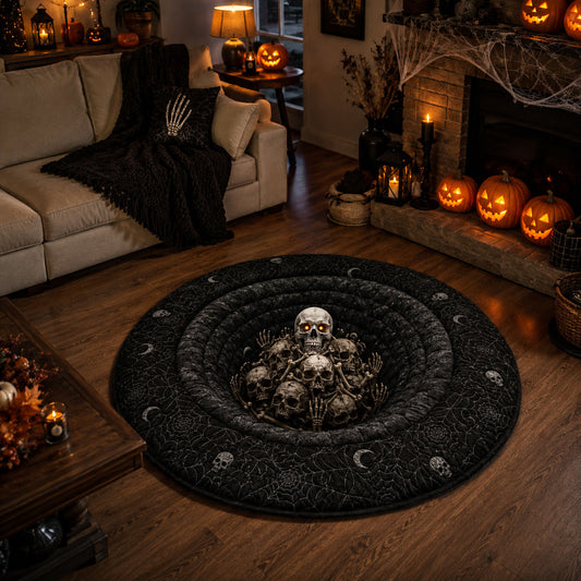 Dead Crawler Quilted Round Mat NCU0TD2890