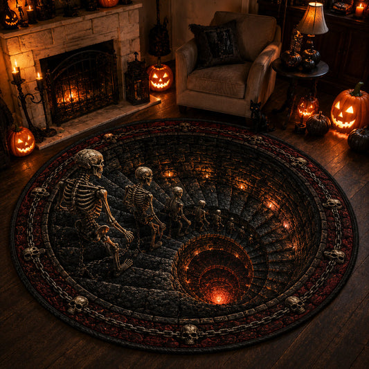 Decay Walker Quilted Round Mat NCU0TD2888