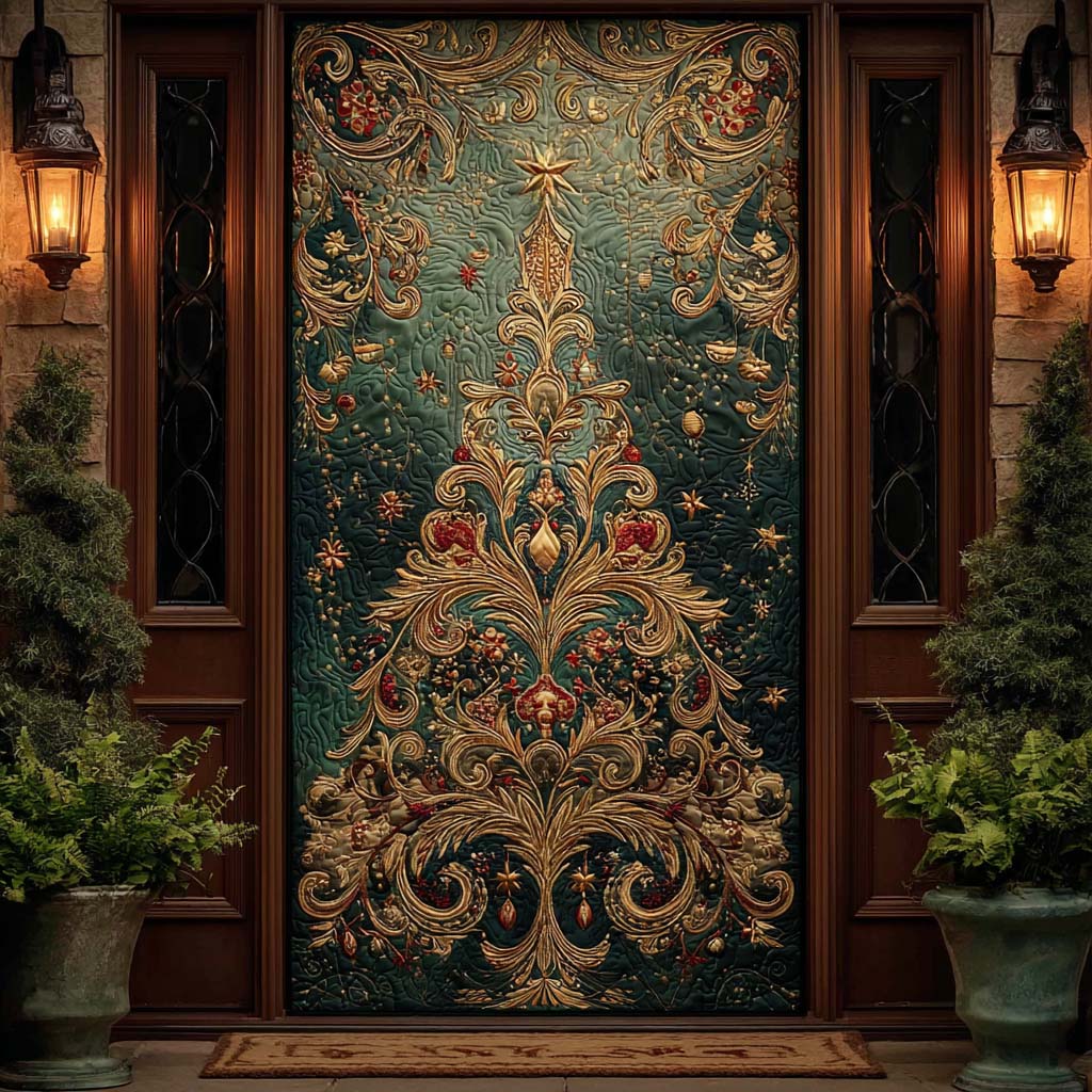 December Dream Quilted Door Cover NCU0NT10952