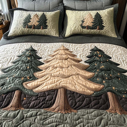 December Sparkle 3-Piece Quilted Bedding Set NCU0NT11019