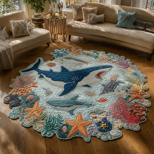 Deep Blue Hunters Custom Shape Area Rug NCU0PT11962