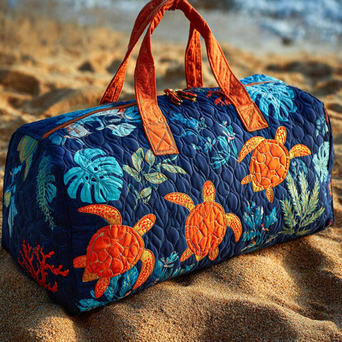 Deep Blue Quilted Duffle Bag NCU0NT10018