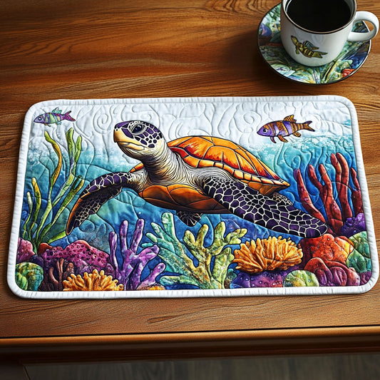 Deep Blue Spirit Quilted Placemat NCU0NT2575