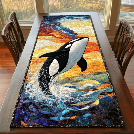 Deep Dive Quilted Table Runner NCU0DK6633
