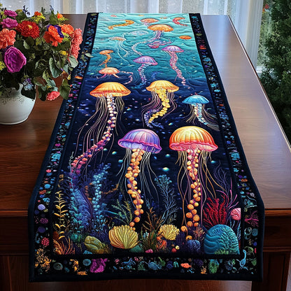 Deep Harmony Quilted Table Runner NCU0NT3795