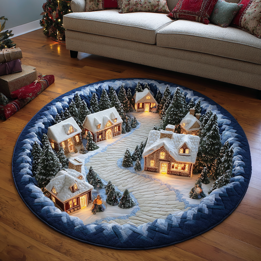 Deep Retreat Quilted Round Mat NCU0DK11148