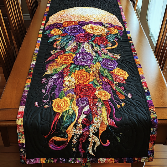 Deep Sea Quilted Table Runner NCU0DK6898