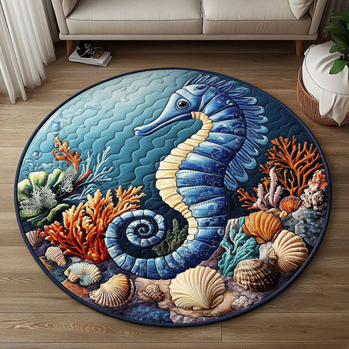 Deep Sea Wonder Quilted Round Mat NCU0NT4846