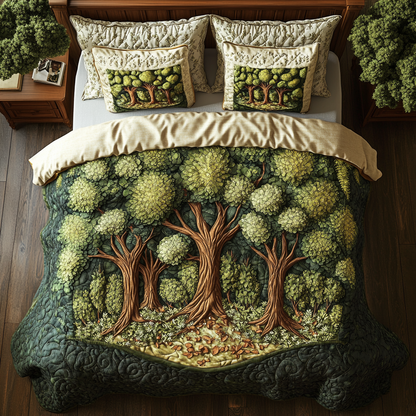 Deep Woods 3-Piece Quilted Bedding Set NCU0DK7065