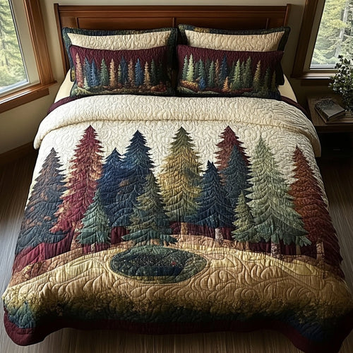 Deep Woods 3-Piece Quilted Bedding Set NCU0DV9528