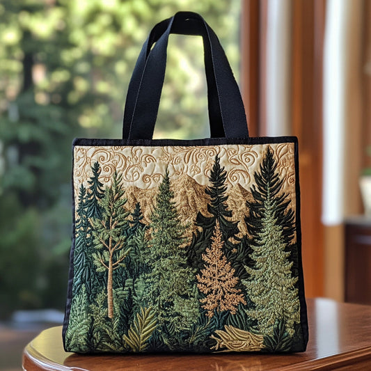 Deepwood Calm Quilted Tote Bag NCU0DV6732