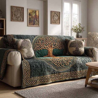 Deepwood Lineage Quilted Sofa Cover NCU0XD2384