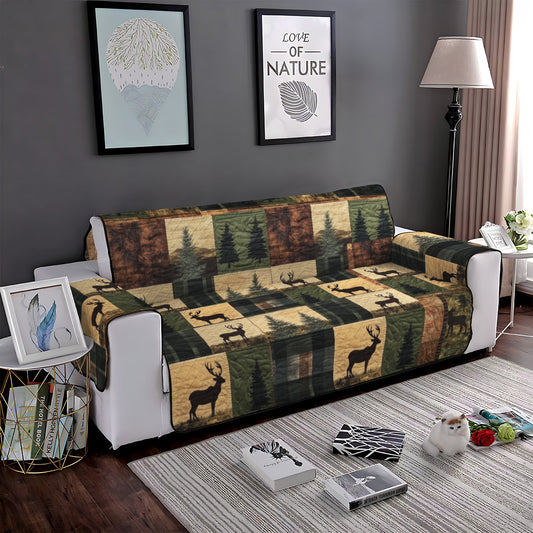 Deer Valley Haven Quilted Sofa Cover NCU0PT935