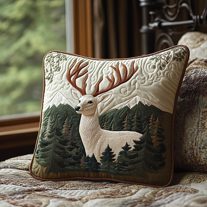 Deer Charm Quilted Pillow Case NCU0DV5381