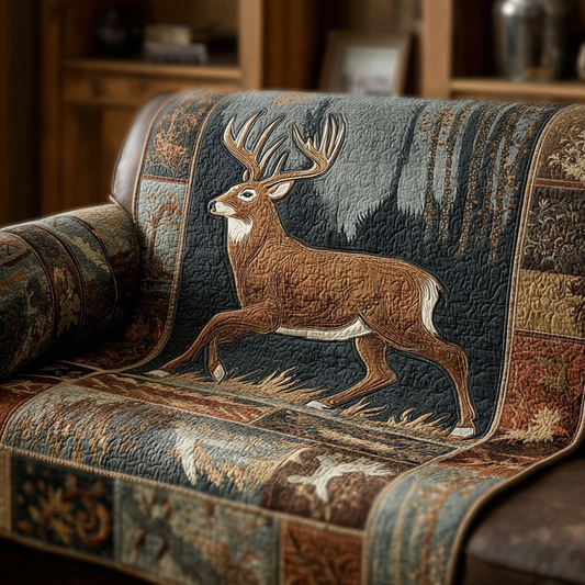 Deer Echo Quilted Sofa Cover NCU0DK10692