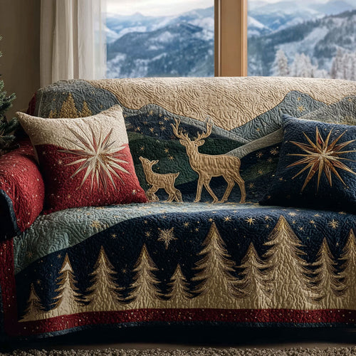 Deer Echo Quilted Sofa Cover NCU0DK11641