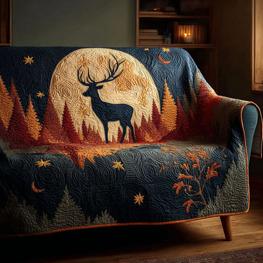 Deer Glory Quilted Sofa Cover NCU0DK11643