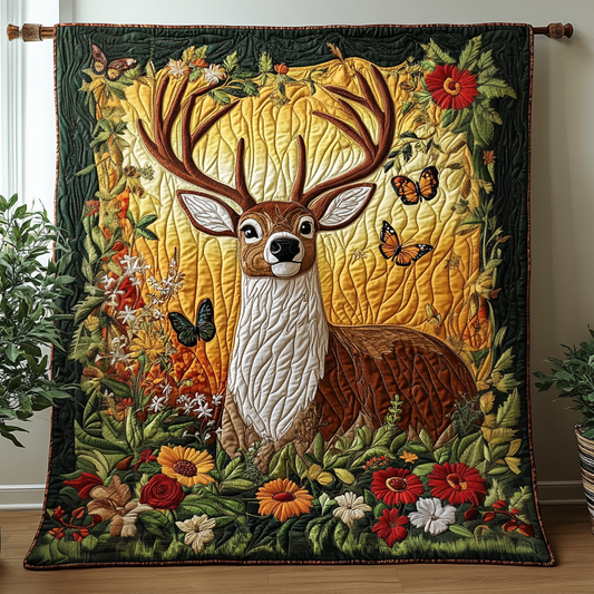 Deer Haven Quilted Blanket NCU0DV3161