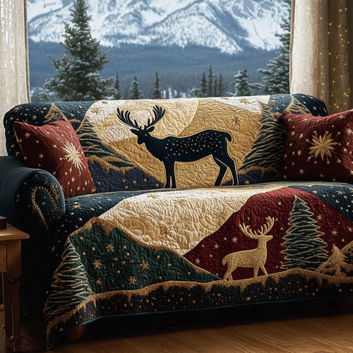 Deer Haven Quilted Sofa Cover NCU0DK11642