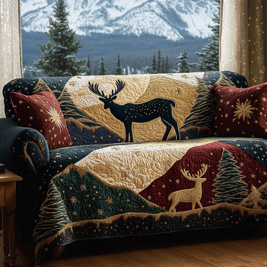 Deer Haven Quilted Sofa Cover NCU0DK11642