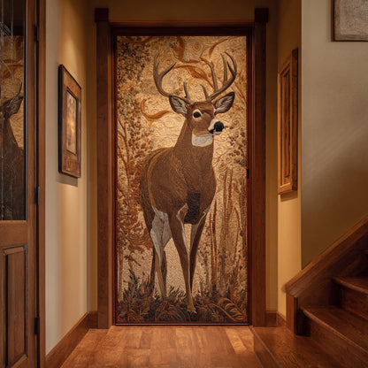 Deer Journey Quilted Door Cover NCU0DV8862